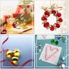 Augshy 200 Pieces Jingle Bells 3/5Inch Craft Bell Bulk for Christmas Home and Pet Decorations Xmas Decor Party Favors Supplies (Red Green Gold Silver)