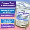 Urban ReLeaf Piercing Relief Sea Salt Concentrate AFTERCARE 6 oz. Bag! Makes 90 Cups! Safely Clean, Soothe, Gently Heal Irritated & Keloid Bump Piercings. Dead Sea Salt, Tea Tree, Rosemary