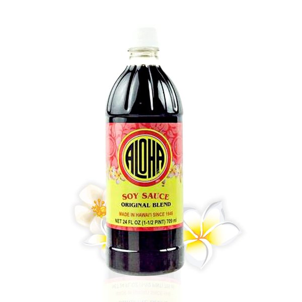 Aloha Shoyu Soy Sauce, Original Blend - Hawaiian Soy Sauce with Smooth, Balanced Flavor - Original, 24 Fl Oz (Pack of 1)