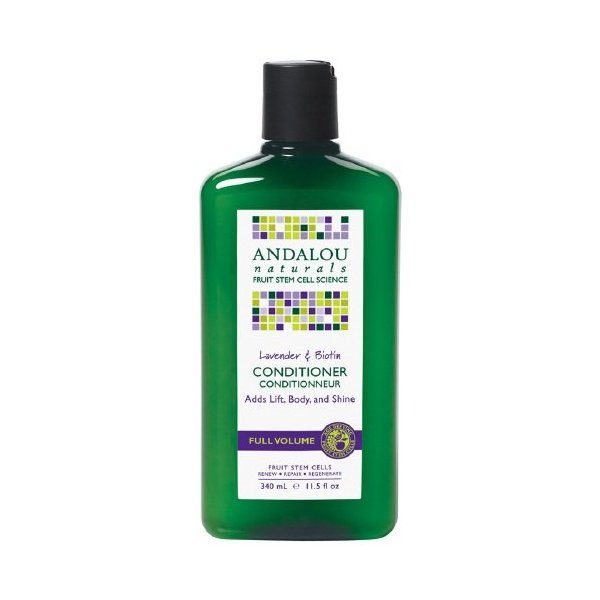 Andalou Naturals Full Volume Conditioner, Lavender & Biotin 11.5 oz (340 ml) (Pack of 2)
