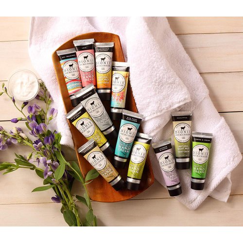 Dionis - Goat Milk Skincare Water Flowers and Sea Salt Scented Hand Cream (1 oz) - Made in the USA - Cruelty-free and Paraben-free