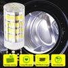 HQRP E12 110V LED Light Bulb Cool White Compatible with Whirlpool 22002263 Refrigerator/Dryer Light Bulb Replacement