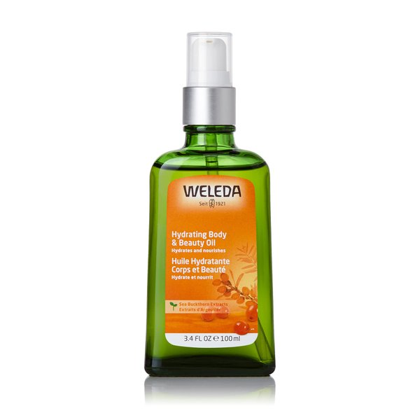 Weleda Hydrating Sea Buckthorn Body and Beauty Oil, 3.4 Fluid Ounce, Plant Rich Body and Beauty Oil with Sea Buckthorn and Sesame Oils