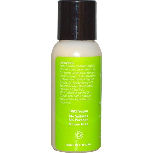 Zion Health Adama Anti-Frizz Conditioner Liquid, 2 Ounce