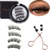 Lumentes Magnetic Eyelashes, Lumentes Magnetic Lashes, Lumentes Reusable Magnetic Eyelashes, Lumentes Eyelashes, Magnetic Lashes 3D Magnetic False Eyelashes With Eyelash Curler