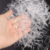 Leadigol 1000 PCS Clear Elastic Hair Rubber Bands, Mini Small Clear Elastic Hair Ties Hair Bands Ponytail Elastics Holders Clear Elastic Ropes for Women Girl