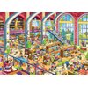 Brain Tree - Grand Library 1000 Piece Puzzle for Adults - Unique Puzzles for Adults 1000 Pieces and up with Droplet Technology for Anti Glare & Soft Touch - 27.5”Lx19.5”W