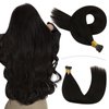 YoungSee I Tip Hair Extensions Human Hair Dark Brown Itip Human Hair Extensions Brown I Tips Brown Hair Extensions Itips Remy Hair Extensions I-Tip Hair Extensions Real Human Hair 20 Inch 1g/s 50g