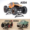 RampCrab RC Car Stand for AX24 Fcx24 Crawler Upgrades Parts 2pcs, 1/24 RC car Display Stand for FCX24, SCX24 C10 Deadbolt JLU B-17 Gladiator Upgrades Accessories, SCX24 Front Axle & Rear Axle Stand