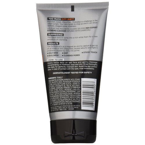 L'Oréal Paris Men's Expert Hydra Energetic Charcoal Cream Cleanser, 5 fl. oz.