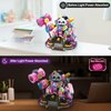 HOGOKIDS Panda Building Blocks Set, 618 pcs Luminous Animals Mini Panda Building Bricks Kit, Cute Animal Figures Toy for Adults and Kids, Party Favor Birthday Gifts for Boys Girls Aged 6+