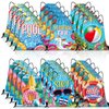 Kacctyen Pool Beach Drawstring Bags Summer Drawstring Backpack Beach Ball String Birthday Bag Pool Party Decoration(24 Pcs)