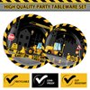 Funrous 150 Pcs Construction Birthday Party Supplies Construction Plates and Napkins Tablecloth Sets Truck Theme Birthday Decorations for Boys Kids Birthday Tractor Dump Decorations, Serves 24 Guests