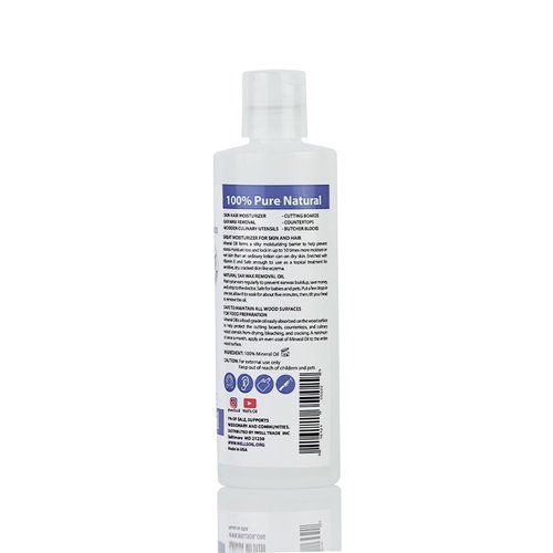 Well's Mineral Oil 8 fl oz 70NF Food Grade | to Prevent Moisture Loss | Conditioner for Wood Cutting Board | for Ear Wax Cleaning