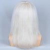 NEWSHAIR 12" White Color Mannequin Head 100% Real Hair Hairdresser Training Head with Shoulder Manikin Cosmetology Doll Head Hair Styling Competition Supplier (12 inch, White#)