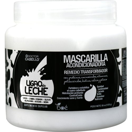 DOCTOR CABELLO Ligao de Leche Conditioning Hair Mask, 36 oz, Strengthens and Hydrates Hair