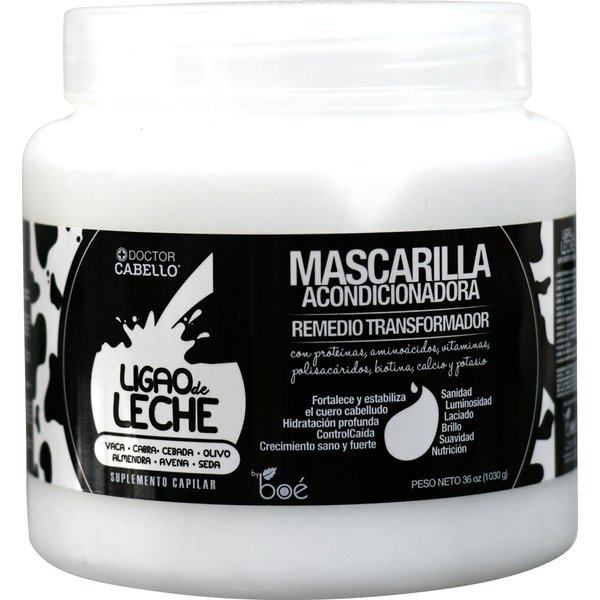 DOCTOR CABELLO Ligao de Leche Conditioning Hair Mask, 36 oz, Strengthens and Hydrates Hair