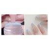 6 Pcs Nail Stamper Head Clear Silicone Nail Stamp Replacement Jelly Head Nail Art Manicure Tools