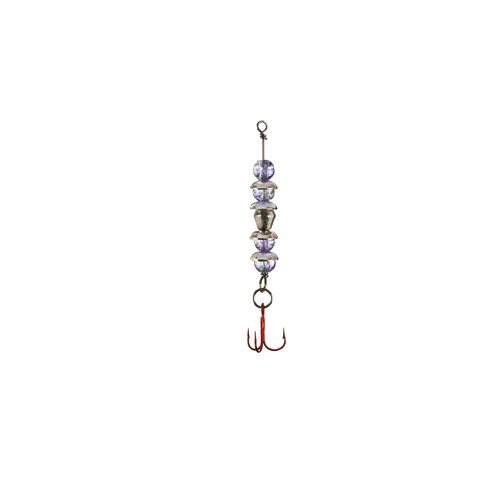 Lindy Wally Talker Ice Fishing Lure for Walleye, Light Purple, 1/8 oz