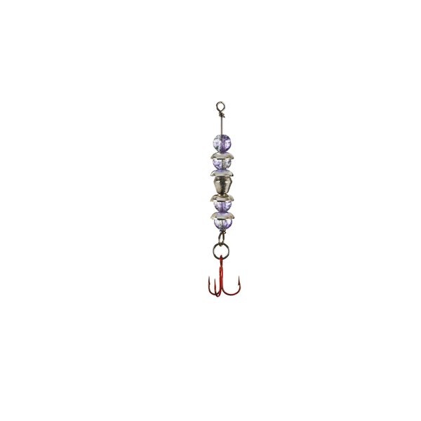 Lindy Wally Talker Ice Fishing Lure for Walleye, Light Purple, 1/8 oz