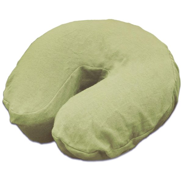 Body Linen Comfort Flannel Face Rest Covers for Massage Tables (Sage, 1 Pack) - Soft, Durable and Light 100% Cotton Flannel Face Cradle Covers