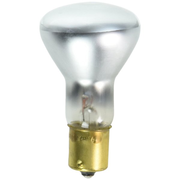 Satco S1383 12-13V SC Bayonet Base 20-Watt R11.5 Light Bulb, Frosted
