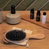Boar Bristle Hair Brush Set for Thick and Normal Hair. Hand Polished Natural Wood Handle for a Refined Look and Feel. Restore Healthy Shine, Improve Growth, Reduce Breakage