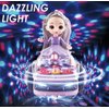 QUN XING Remote Control CAR for Girls 2.4G Lights up Music Spinning Gear Toys with Doll rc Cars for 4,5,6 Year Old Girls Kids, Xmas Birthday Gifts Purple
