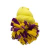 Peeps for Pets Plush Chick Fleece Bottom Toy for Dogs for Pets Squeaker Dog Toy, Yellow/Purple| Dog Toy is a Fun and Cute Way to Entertain Your Pet
