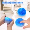 Stress Balls for Adults and Kids, Blue Squishy Ball, Soft Squishy Toys, Sensory Fidget Toys for Anxiety Relief, Stretch Stress Relief Squeeze Ball, Party Favors, Squishy Squeeze Toys for Kid