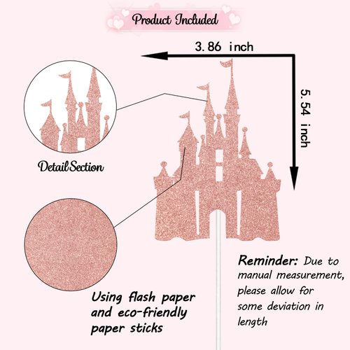 Castle Cake Topper, Castle Theme Birthday Party Decorations, Princess Castle Birthday Party Decor, Princess Baby Shower Birthday Party Decor Supplies