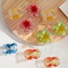 MHDGG Small Plumeria Flower Hair Clips Cute Hair Clips,12PcsSweet Flower Clips Decorative Hair Accessories for Women Hair Barrettes Hairclips Headpieces Non Slip