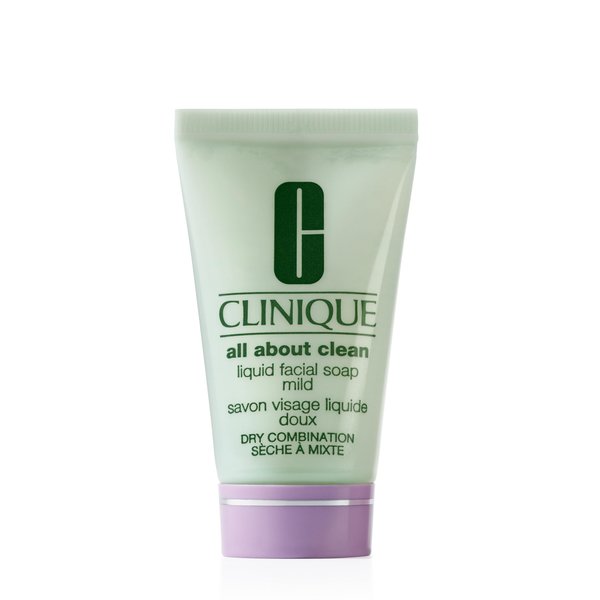 Clinique All About Clean Liquid Facial Cleanser Soap, Mild, Mini Travel Size, 1 fl. oz.