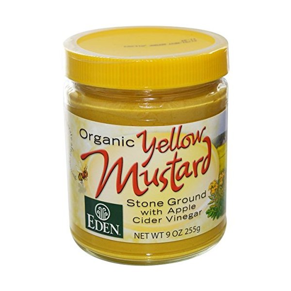 100% Organic Yellow Mustard; Glass