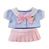 niannyyhouse 20cm Plush Doll Kindergarten Set Blue Coat Pink Dress Sailor Suit 8in Soft Stuffed Plush Toy Clothes