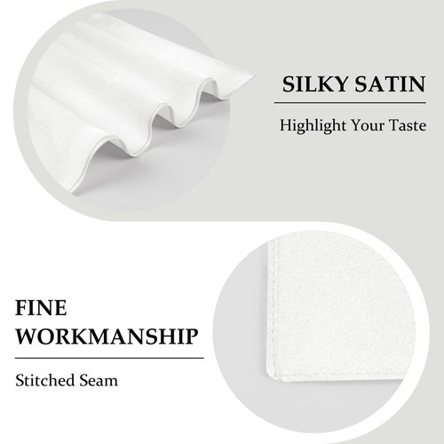 Selected Hanky Satin Pocket Square for Men Solid Color