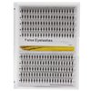 Dedila -10Rows Pro Grafting Long Stem 14D Natural Long Black Soft and Light Individual False Eyelashes Cluster Wide Fans Premade Volume Eye Lashes Extensions Thin Base 10-18mm to Choose (12mm)