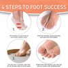 Soft Touch Foot Peel Mask - Pack of 2 Feet Peeling Masks for Dry, Cracked Heels & Calluses - Exfoliating Foot Mask Peel for Baby Soft Skin, Peach
