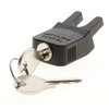 Racktime Unisex_Adult Schloss Secure-it Lock, Black, Standard Size