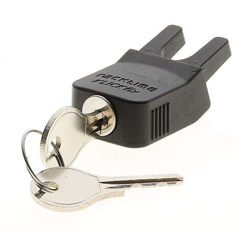 Racktime Unisex_Adult Schloss Secure-it Lock, Black, Standard Size