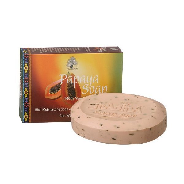 Madina Bar Soaps (Papaya with Green Tea)