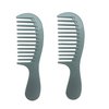 Mini Wide Tooth Comb,Small Travel Purse Comb Hair Detangling Comb Brush for Curlies Portable Care Handgrip Comb Shower Comb Travel Combs Pocket Comb Styling Comb for Men Women (Gray)