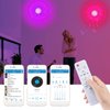 WZTO 36W LED Music Ceiling Light with Bluetooth Speaker, RGB LED Flush Mount Smartphone APP Control Remote Color Changing Ceiling Lamp, Waterproof Light Fixture for Kids Room Bedroom