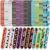 Gisafai 48 Pcs Halloween Gift Halloween Emery Board Halloween Double Sided Nail File Manicure Tools for Halloween Party Supplies 12 Styles