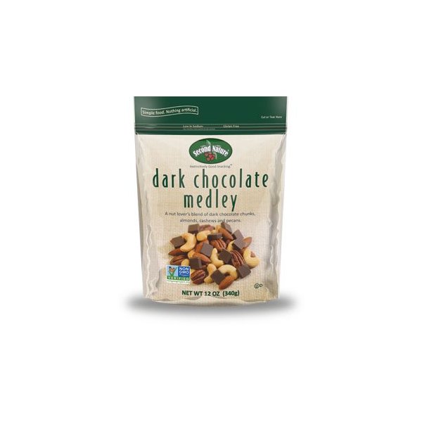 Second Nature Dark Chocolate Medley 12 oz ( 2 PACK)