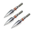 Field Points arrowheads 100 Grains Archery Field Points, 5/16inch Stainless Steel Screw in Archery Field Tips and Broadheads (1 Dozen 12 PCS), 2.9*2.3*0.6
