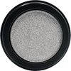 Pure Ziva Bright Cool Silver Grey Glitz Shimmering Metallic Pressed Powder Single Vegan Eyeshadow; Talc, Paraben & Cruelty Free
