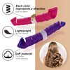 40pcs No Heat Hair Curlers Heatless Spiral Curlers with Styling Hooks 22inch/55cm Magic Hair Rollers No Heat Damage DIY Styling Kit for Women Kids Long Medium Hair