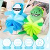 2 Pcs Bath Loofahs Kids Toddler Cute Cartoon Bath Sponges Loofah Bath Pouf Body Scrubber Mesh Loofah Sponges for Children Shower Washing Exfoliating (Animal)