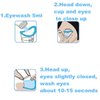 65 Pcs 5ml Disposable Eye Wash Cups Portable Plastic Measuring Cup Eye Flush Cleaning Cups